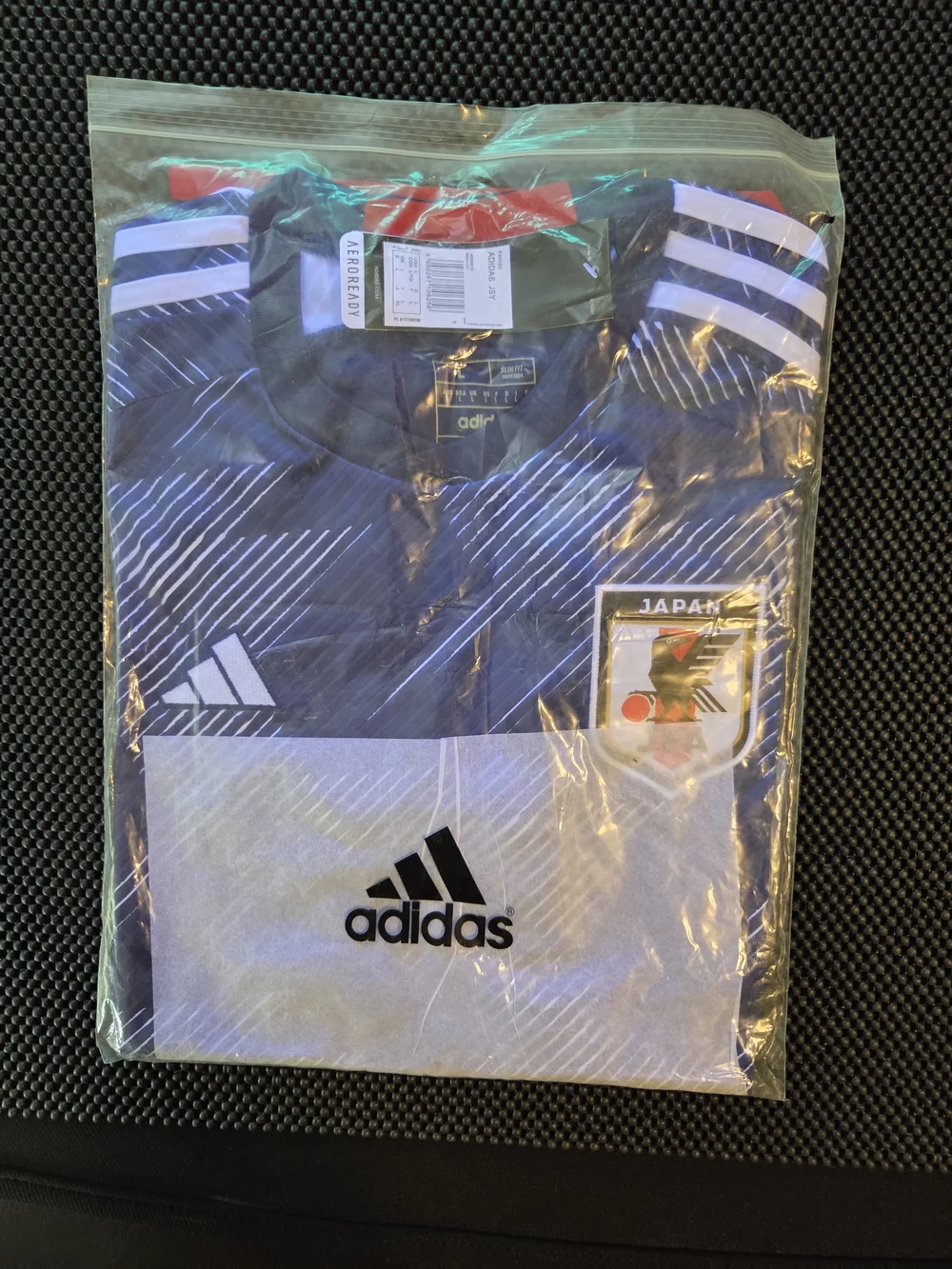 Men's Blue and Red Japan Soccer Jersey New In Bag